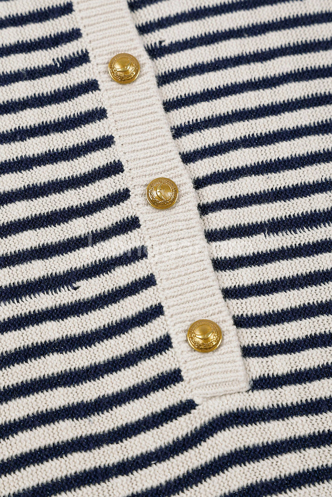 쟈딕앤볼테르 스트라이프 니트--5