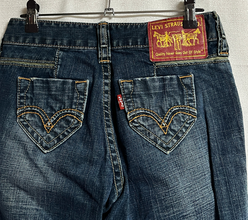 리바이스 타입1 웨스턴 로우라이즈 부츠컷 데님팬츠 26--11