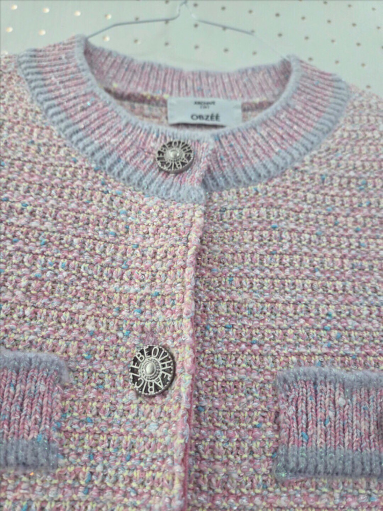 한섬 오브제 obzee 트위드 자켓 55-66--6