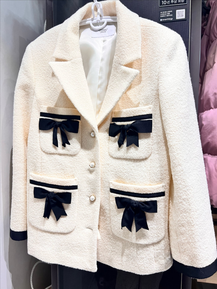 쟈니헤잇재즈 리본 트위드 자켓--5