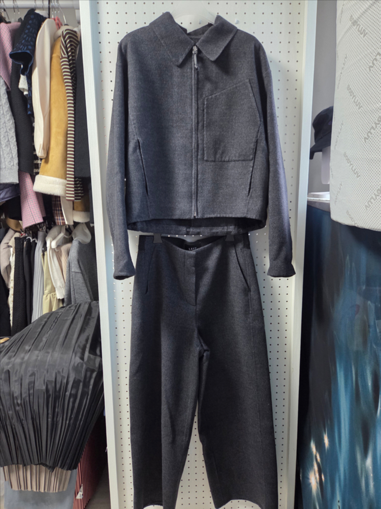 한섬 25fw latt 래트바이티 울 핸드메이드 자켓+팬츠 셋트 55 이미지